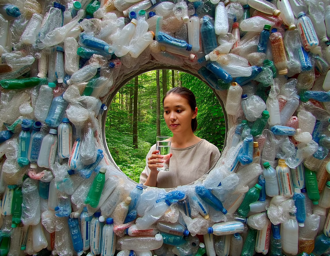 plastic bottles