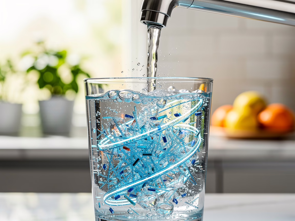 microplastics uit kraanwater