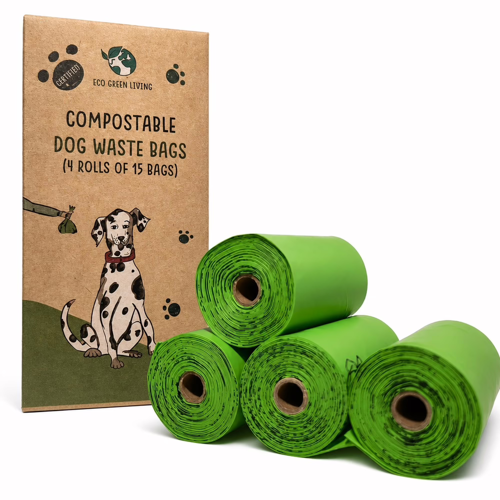 Eco Green Living - Composteerbare Hondenzakjes - Doosje en rolletjes