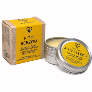 Habeebee P'tit Beezou – Ultra-Voedende Bio Lippenbalsem (15ml) - Doosje en blikje