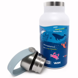 VANN bottles - Plastic Soup Foundation Kids Bottle – Ocean Blue – Plasticvrij Drinken - Fles en dop.