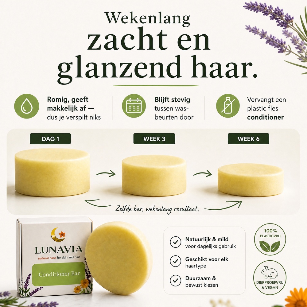 Lunavia - Natuurlijke Conditioner bar