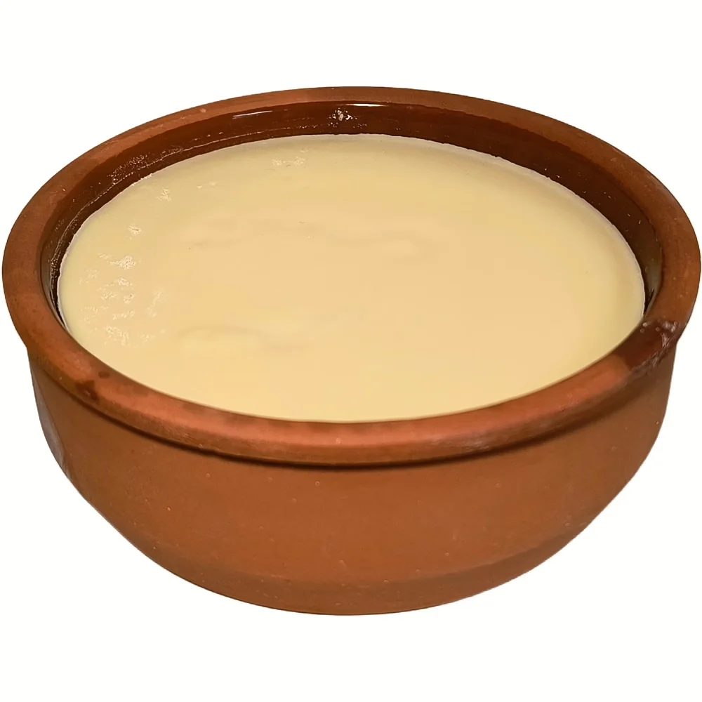 Baovista vaste afwaszeep in navulbare terracotta kom, bovenaanzicht