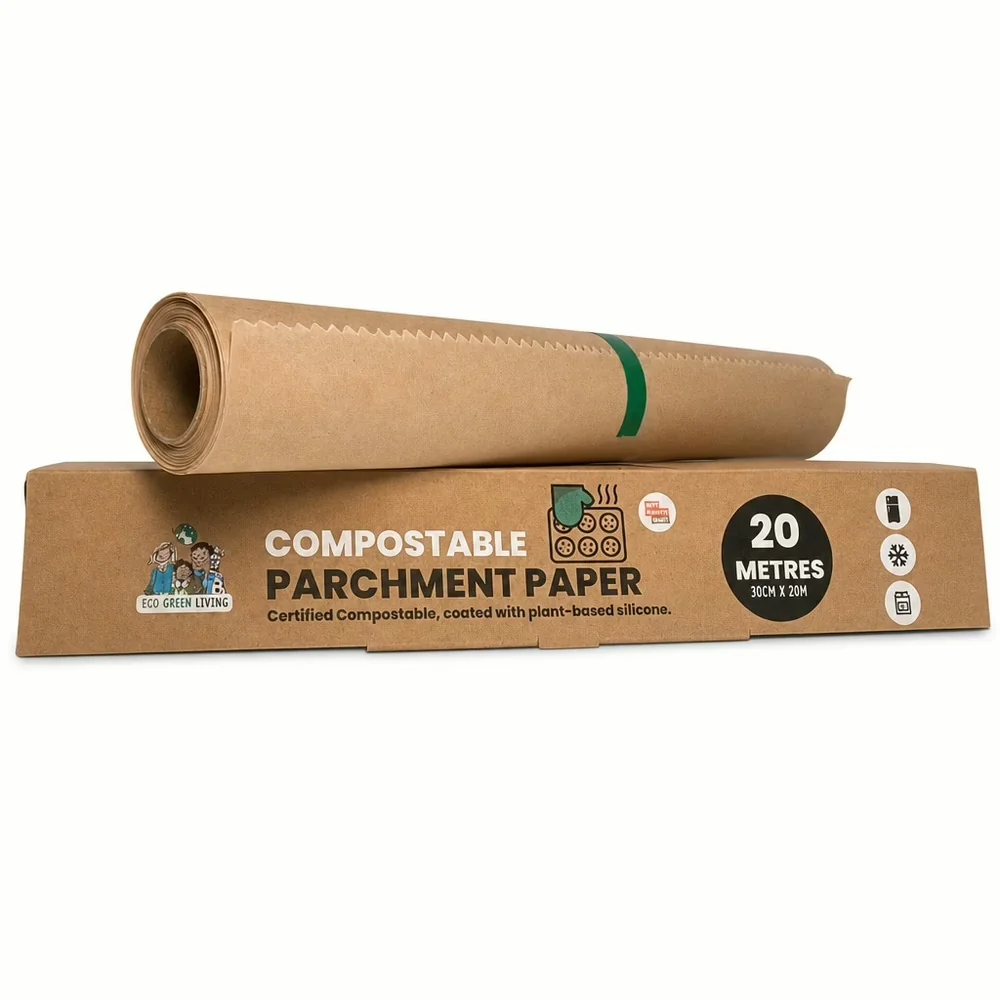 Eco Green Living - Natuurlijk Bakpapier - Doosje met rol