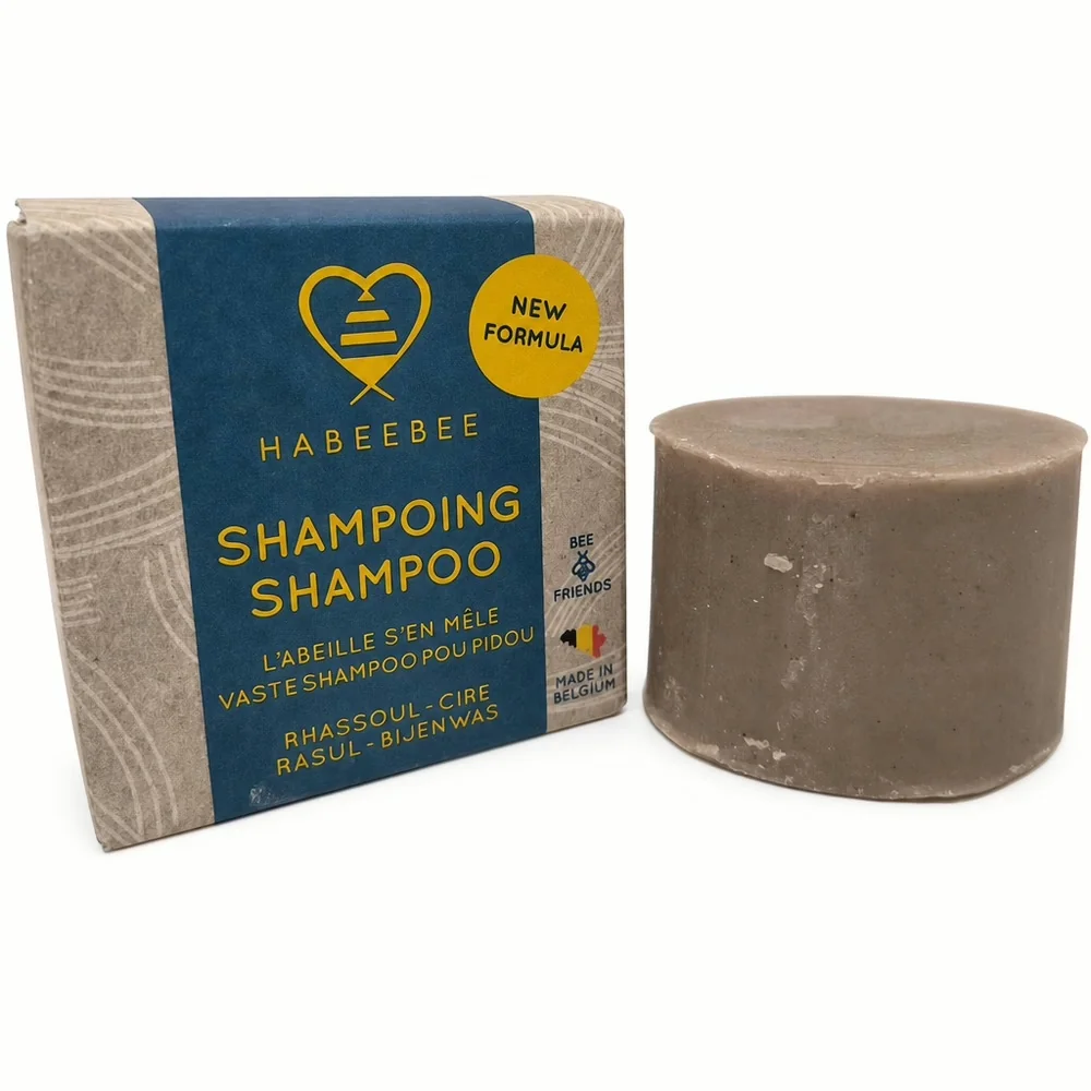 Habeebee - Vaste schuimende shampoo L'ABEILLE S'EN MÊLE - Doosje met shampoo