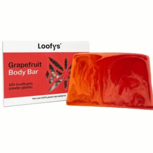 Loofys - Grapefruit Body Bar - Zeep naast doosje