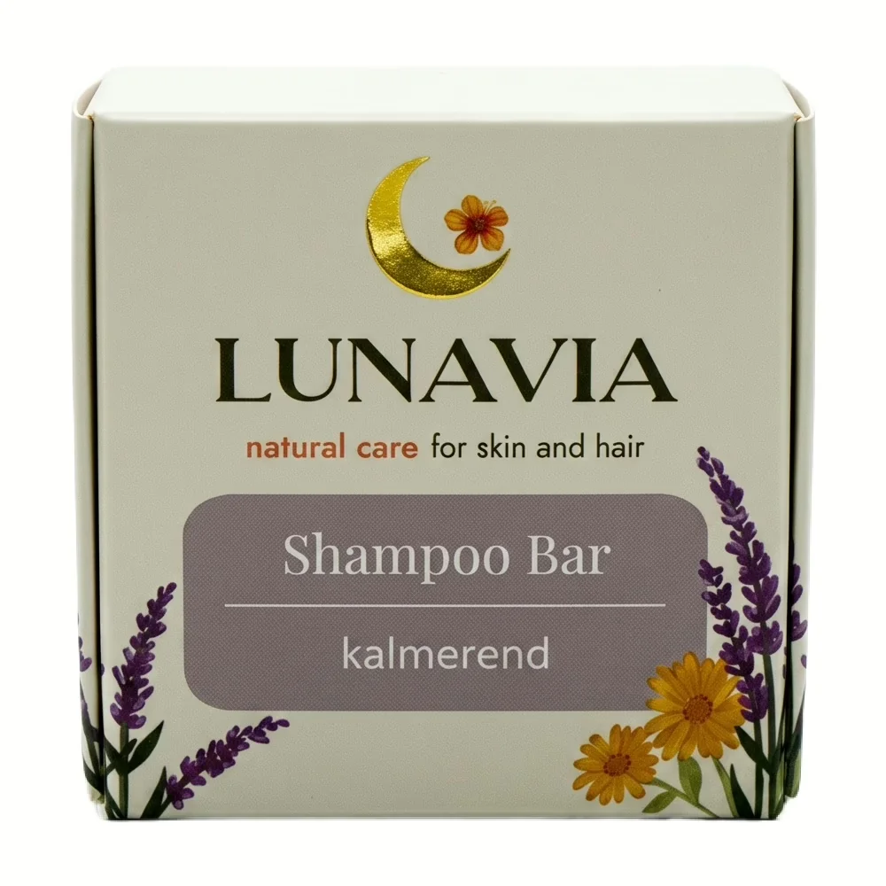 Lunavia - Natural Calming Shampoo Bar – Kalmerend & Balancerend (65g)