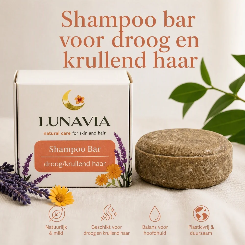 Shampoo bar voor droog en krullend haar